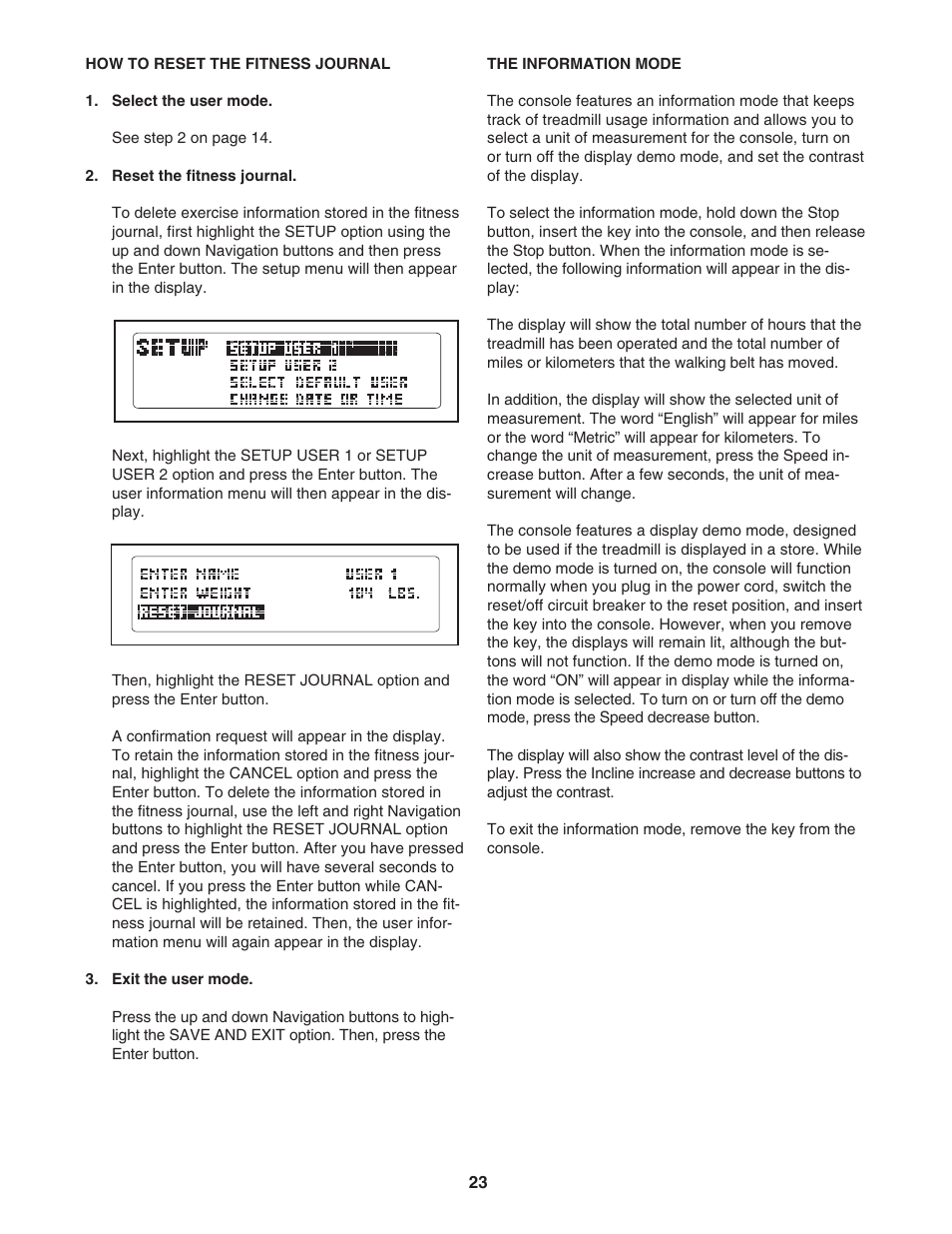 ProForm PFTL97007.0 User Manual | Page 23 / 36