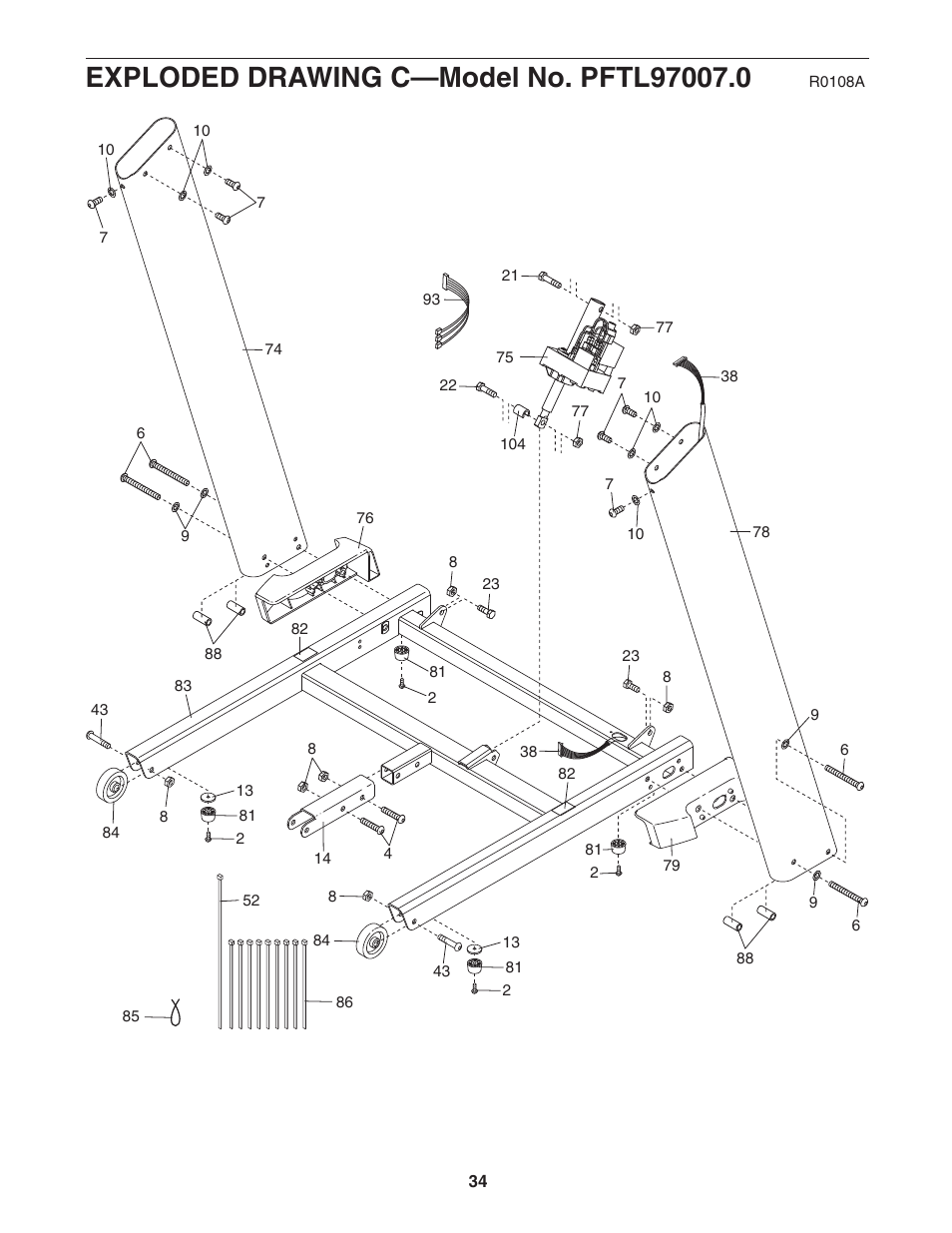 ProForm PFTL97007.0 User Manual | Page 34 / 36