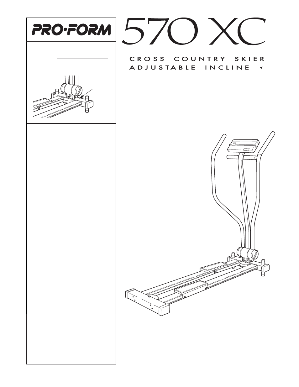 ProForm 570 XC User Manual | 12 pages