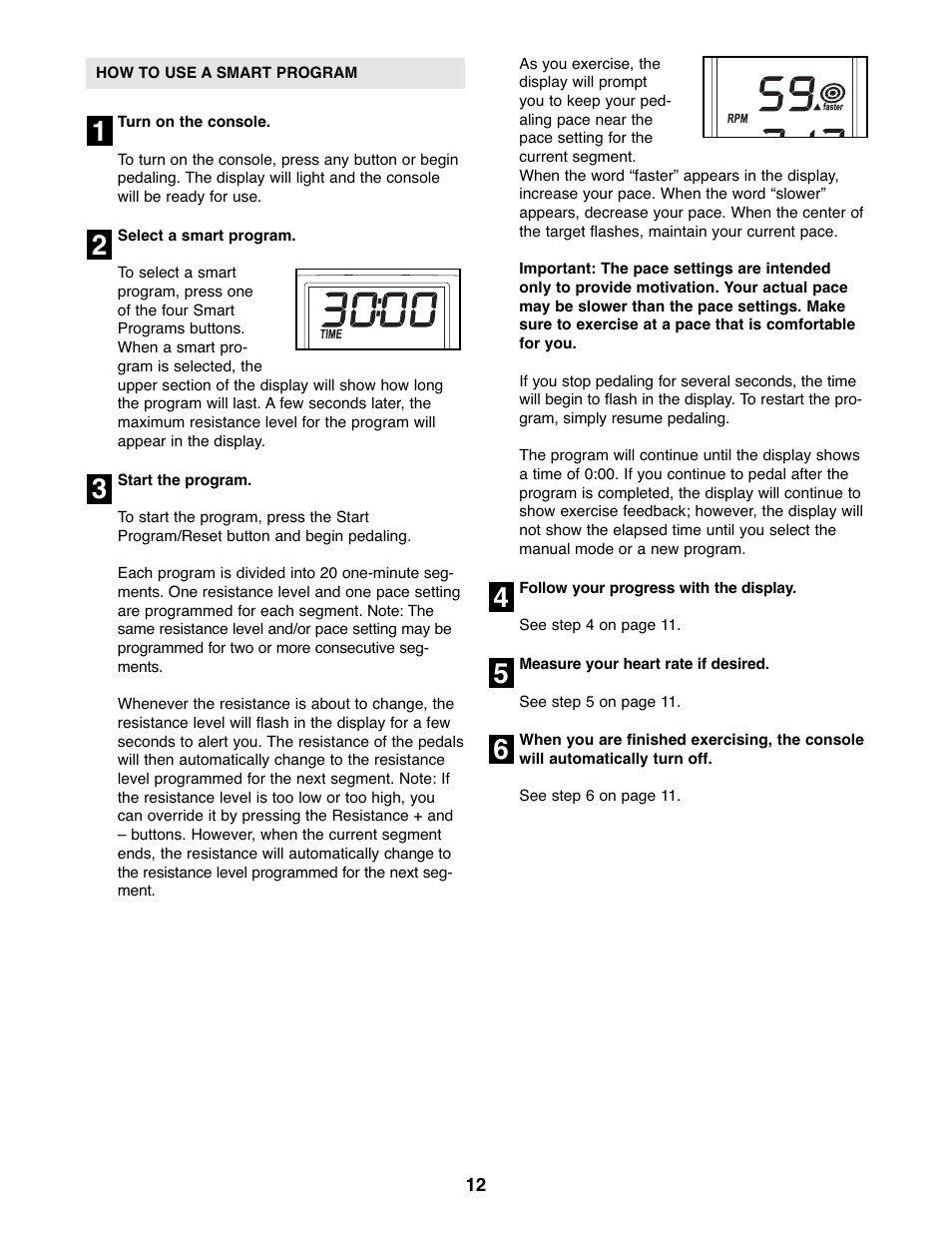 ProForm PFEVEL2486.0 User Manual | Page 12 / 20