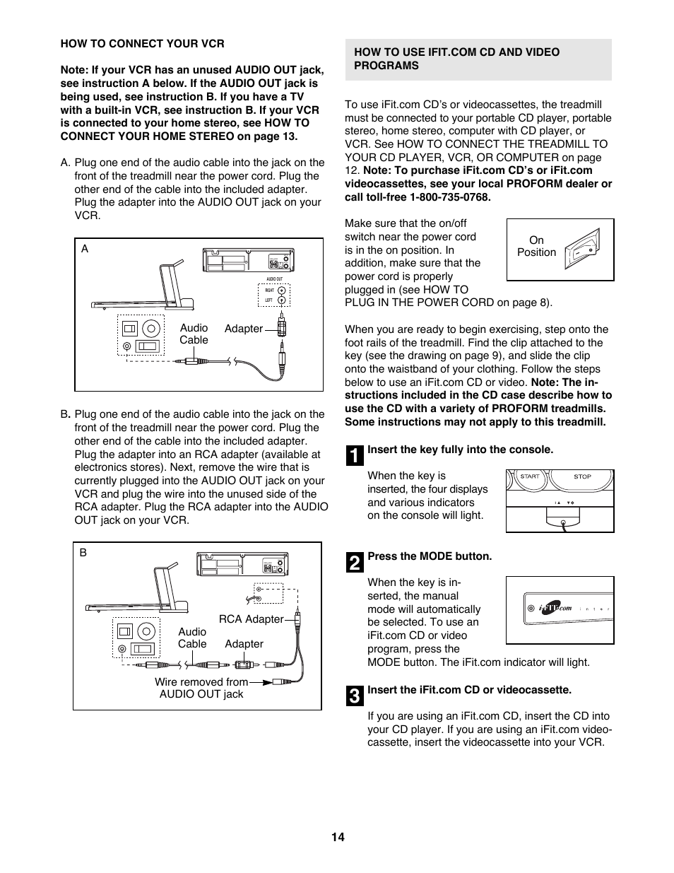 ProForm 630DS 831.299253 User Manual | Page 14 / 26