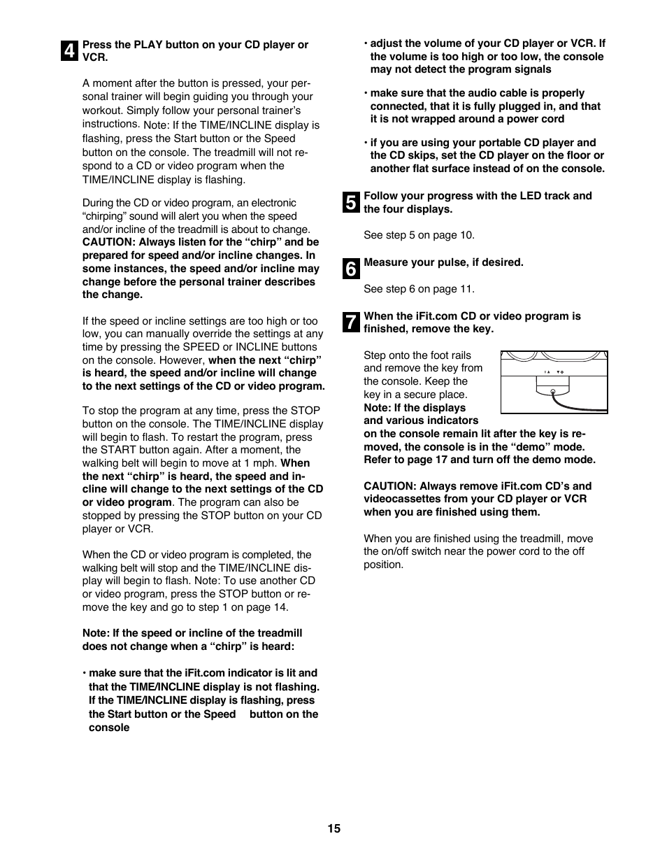 ProForm 630DS 831.299253 User Manual | Page 15 / 26
