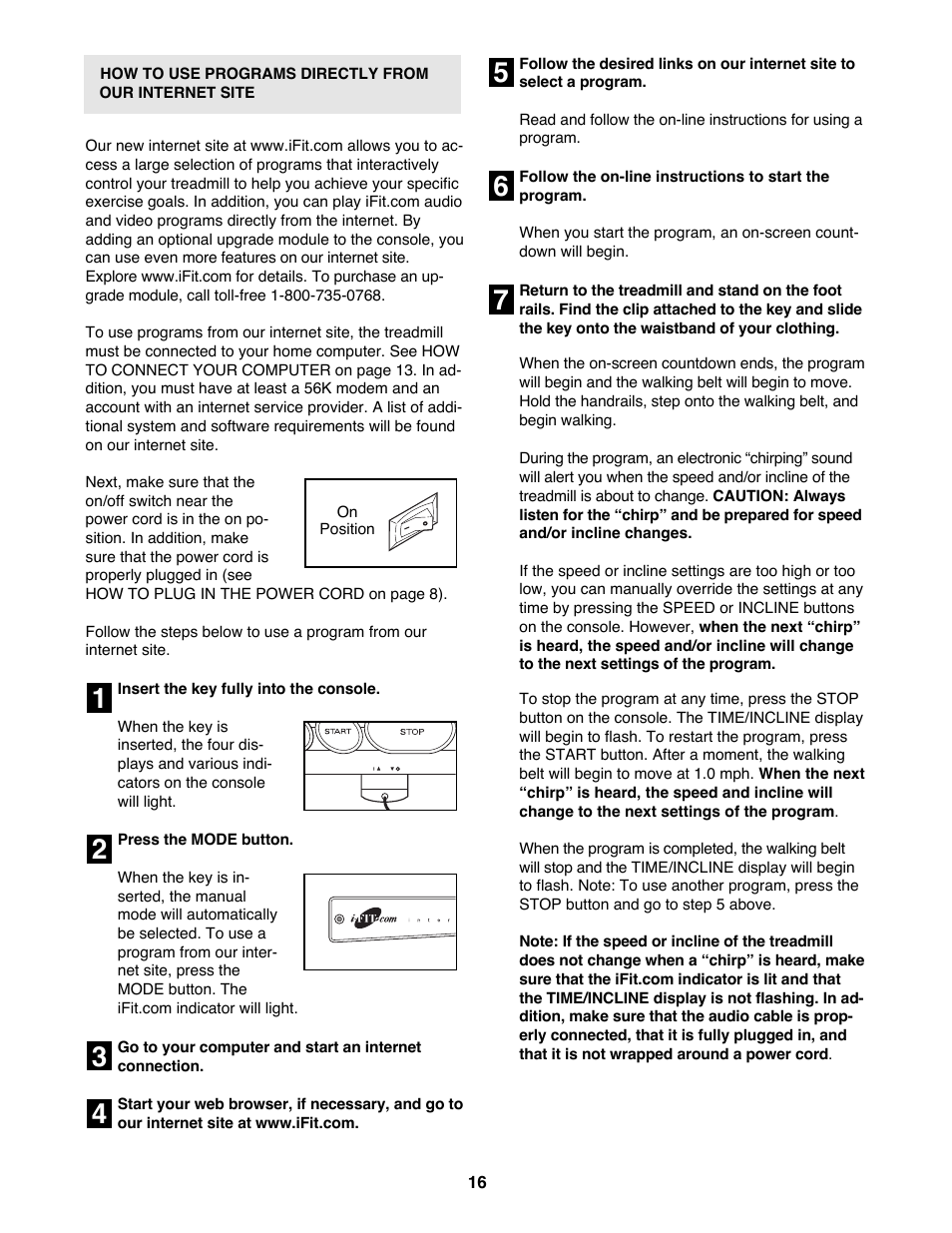 ProForm 630DS 831.299253 User Manual | Page 16 / 26