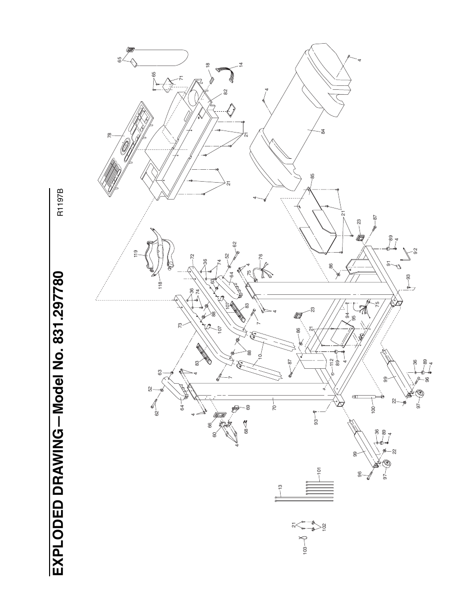 R1197b | ProForm 831.297780 User Manual | Page 29 / 30