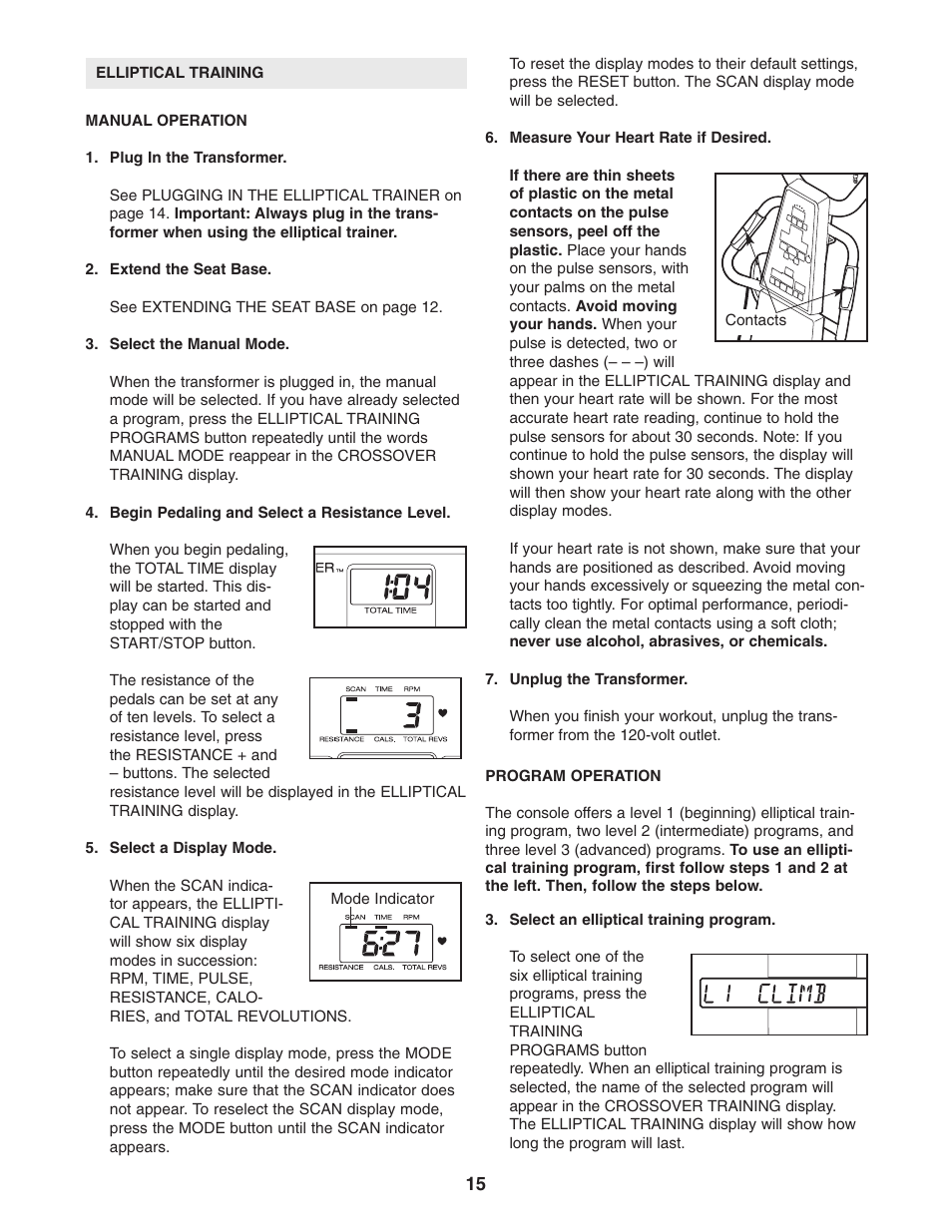 ProForm PFES80040 User Manual | Page 15 / 30