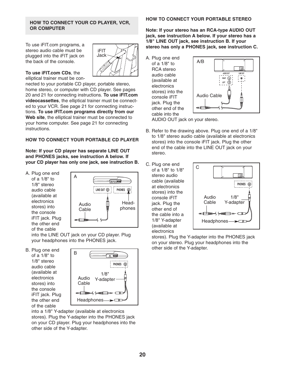 ProForm PFES80040 User Manual | Page 20 / 30