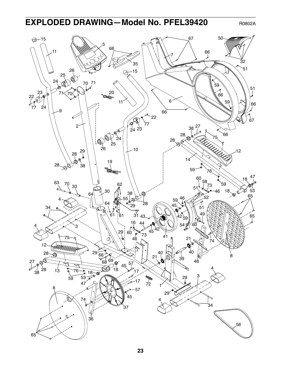 ProForm PFEL39420 User Manual | Page 23 / 24