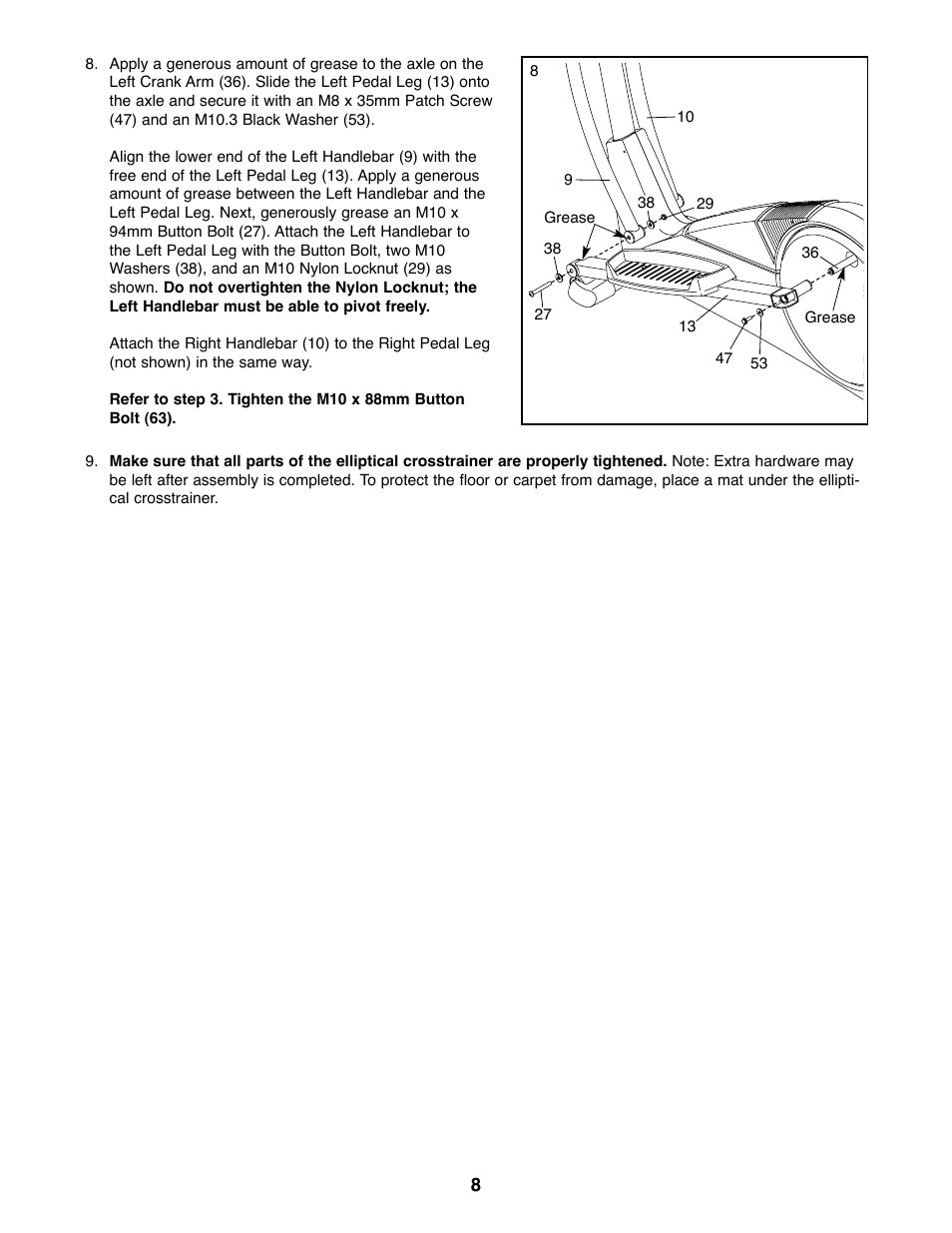 ProForm PFEL39420 User Manual | Page 8 / 24
