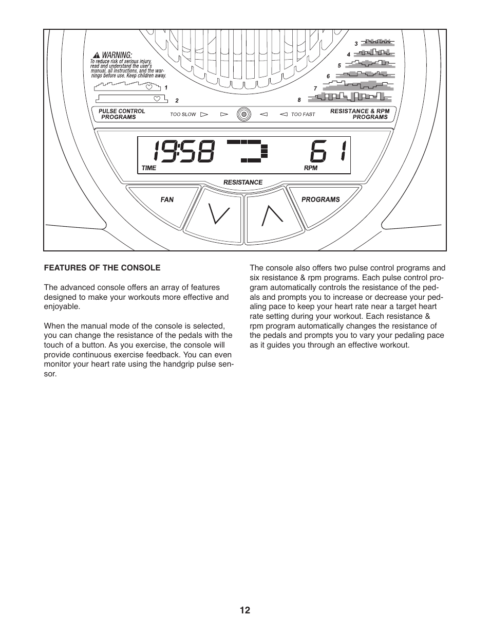 ProForm 850 PFEL5105.0 User Manual | Page 12 / 24