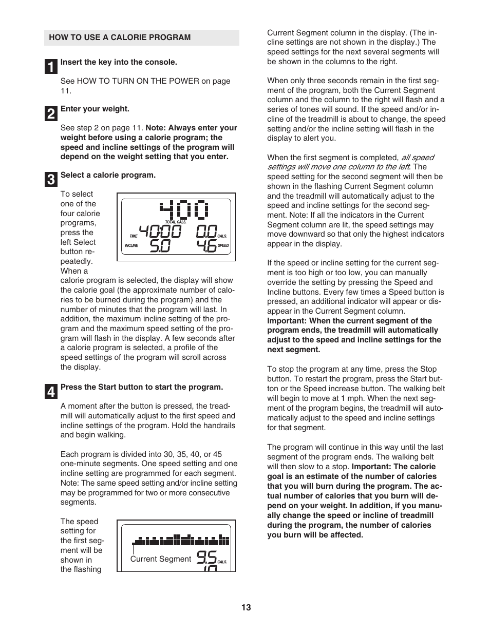 ProForm 831.24645.0 User Manual | Page 13 / 28
