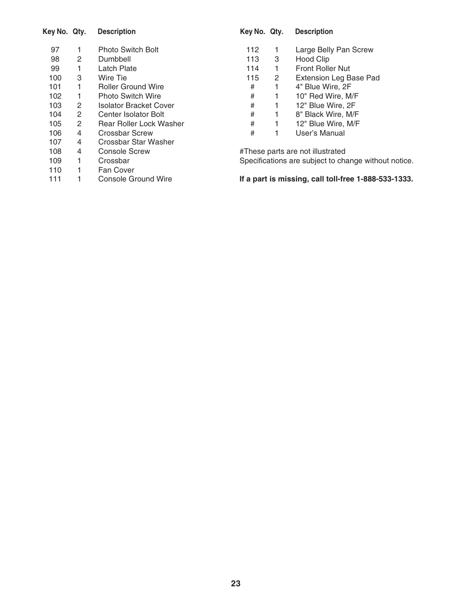 ProForm 831.24645.0 User Manual | Page 23 / 28