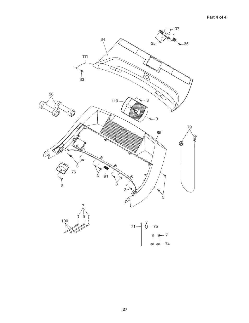 ProForm 831.24645.0 User Manual | Page 27 / 28