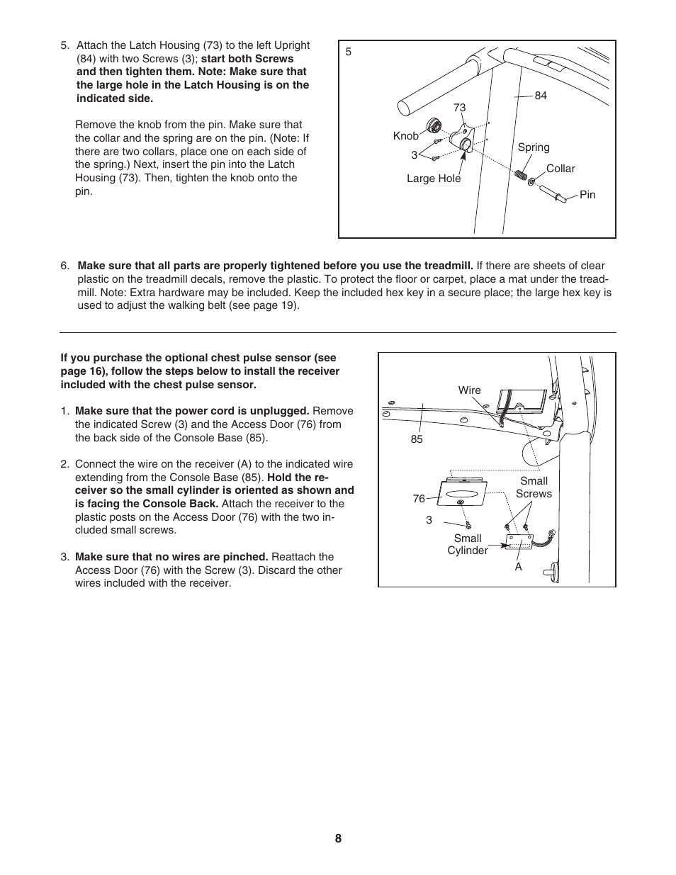 ProForm 831.24645.0 User Manual | Page 8 / 28