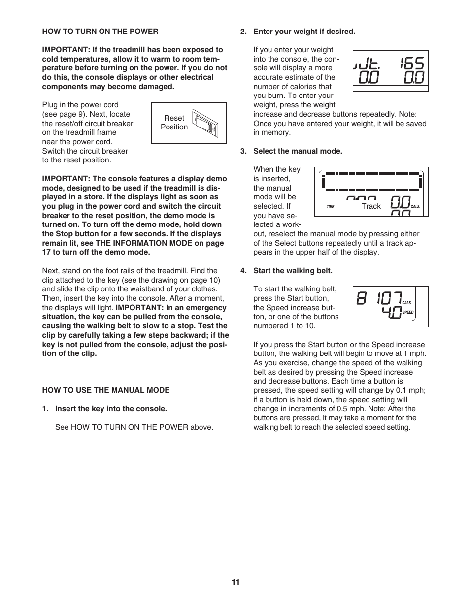 ProForm 30755.0 User Manual | Page 11 / 28