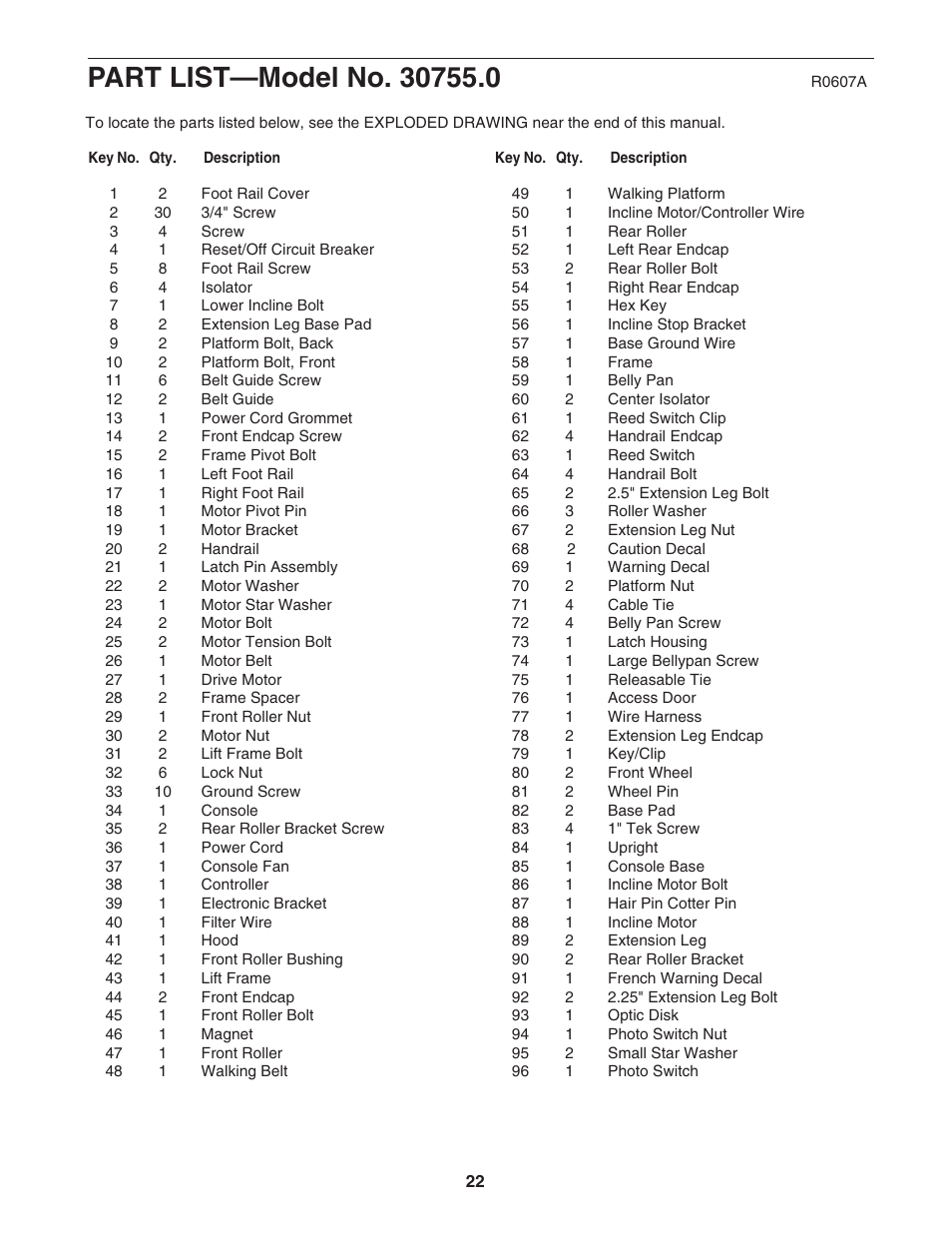 ProForm 30755.0 User Manual | Page 22 / 28