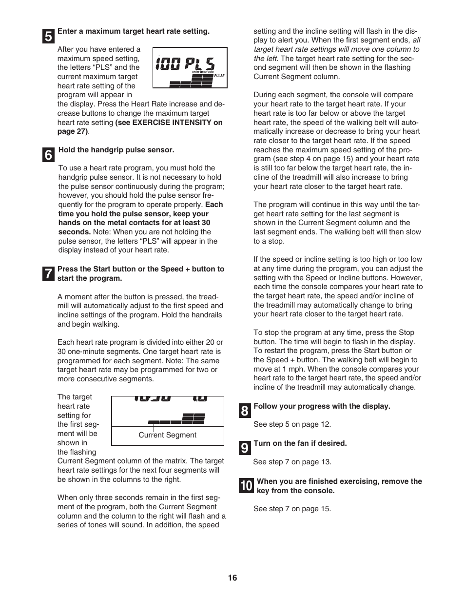 ProForm 831.295550 User Manual | Page 16 / 30