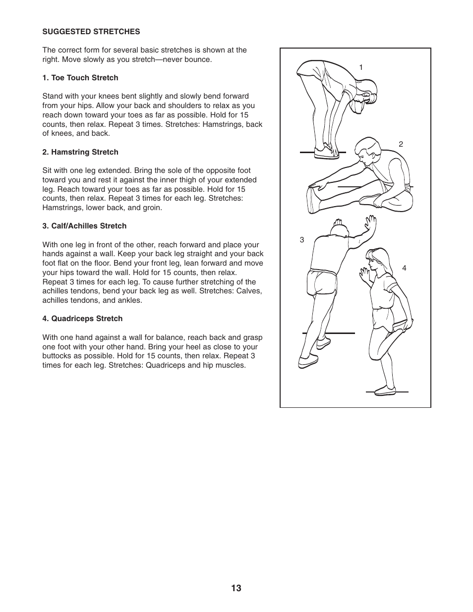 ProForm CardioCross Trainer PFEL2605.0 User Manual | Page 13 / 16