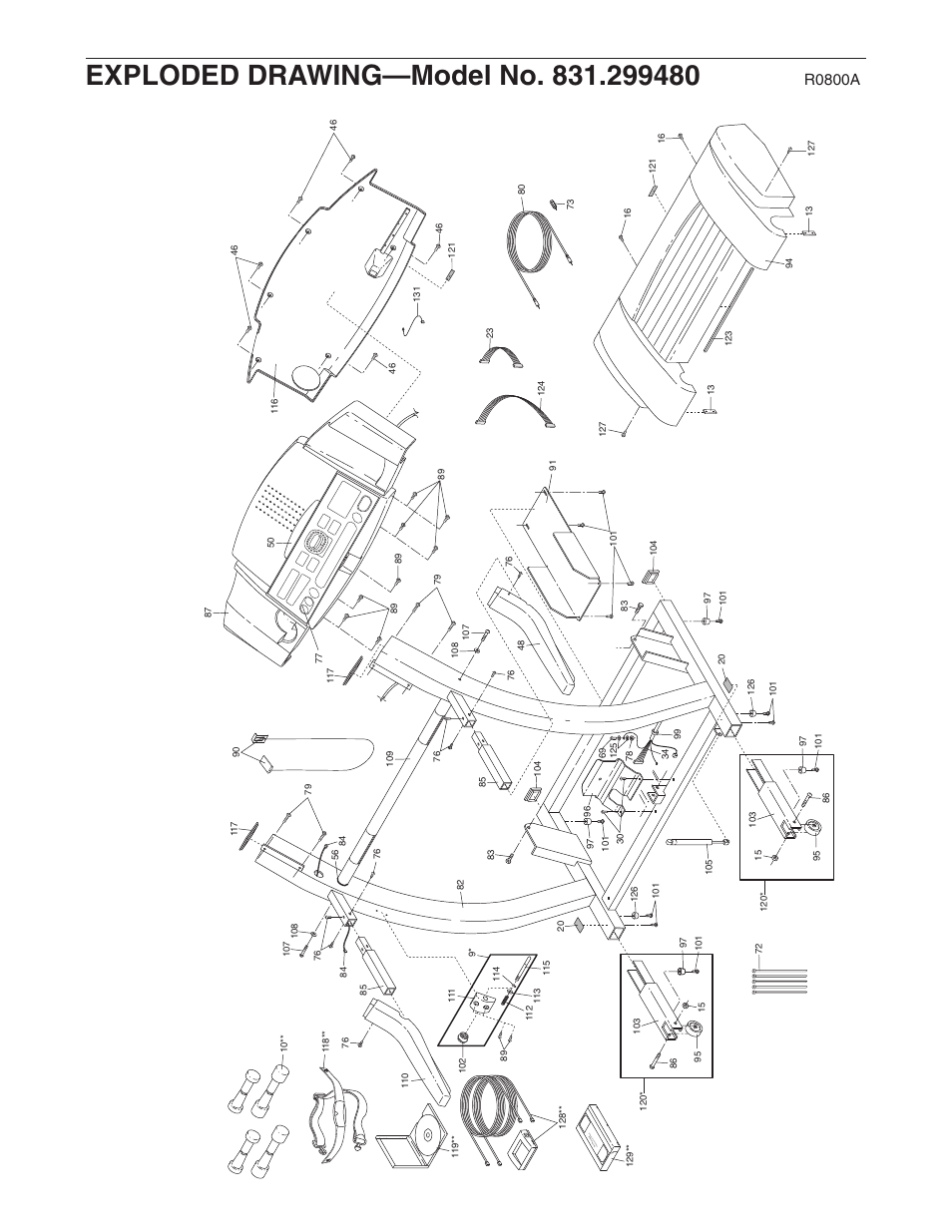 R0800a, Kirk niebergall product lit . group | ProForm 831.299480 User Manual | Page 25 / 26