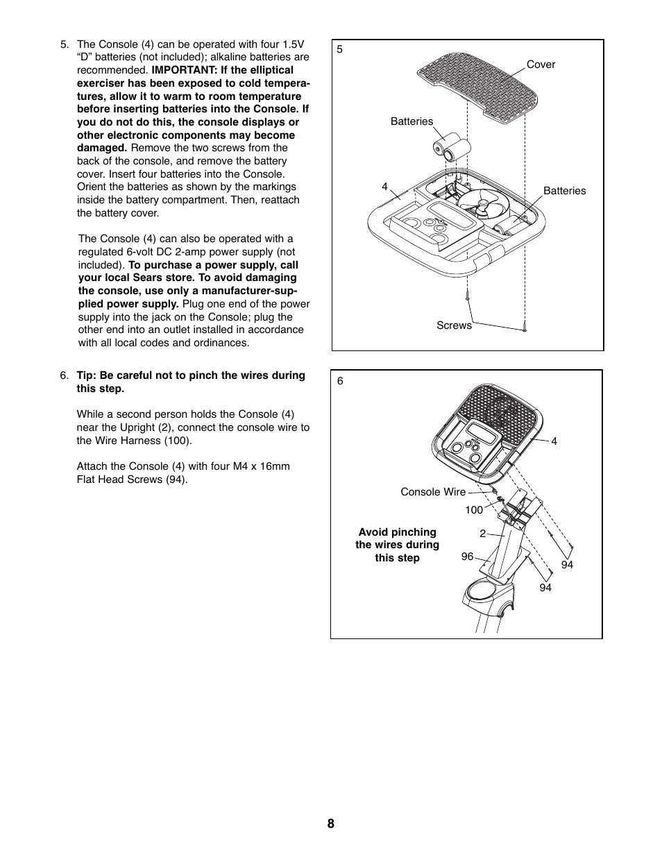 ProForm 831.23744.0 User Manual | Page 8 / 28