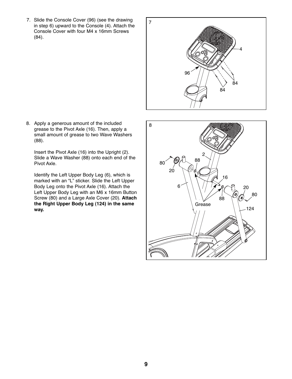 ProForm 831.23744.0 User Manual | Page 9 / 28