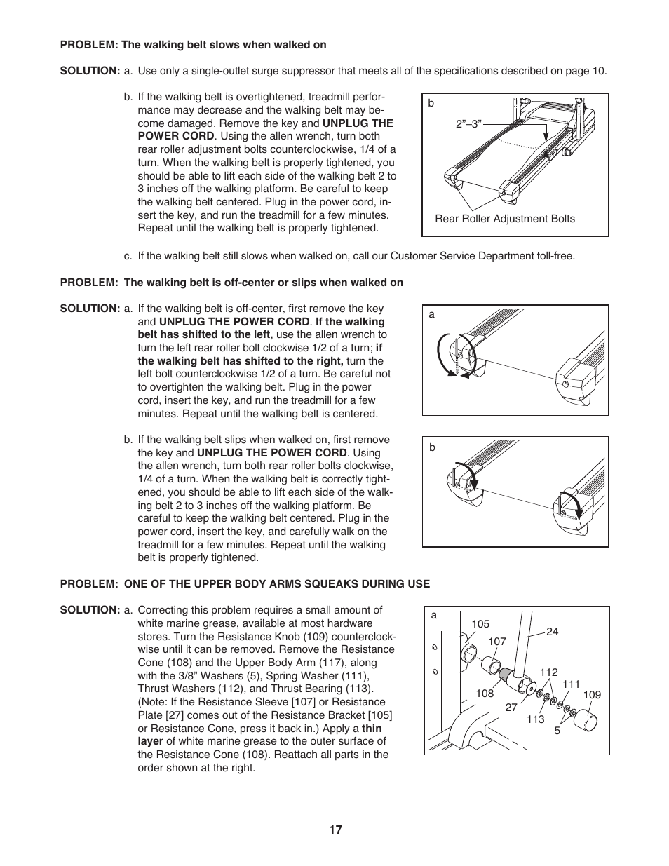 ProForm Crosswalk DTL32941 User Manual | Page 17 / 23