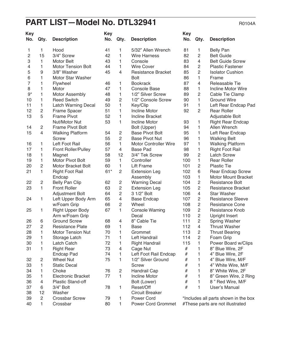 ProForm Crosswalk DTL32941 User Manual | Page 20 / 23