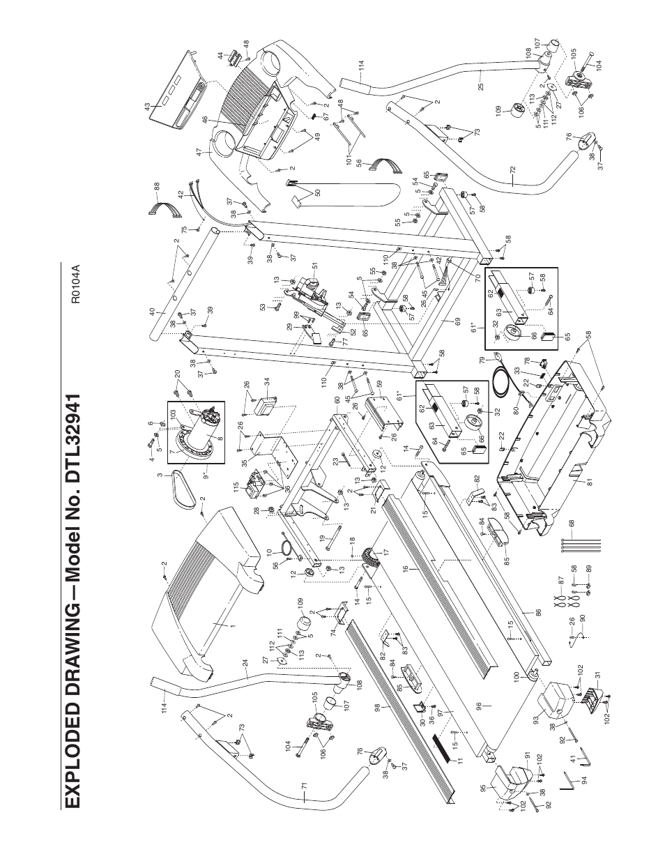 R0 10 4a | ProForm Crosswalk DTL32941 User Manual | Page 22 / 23