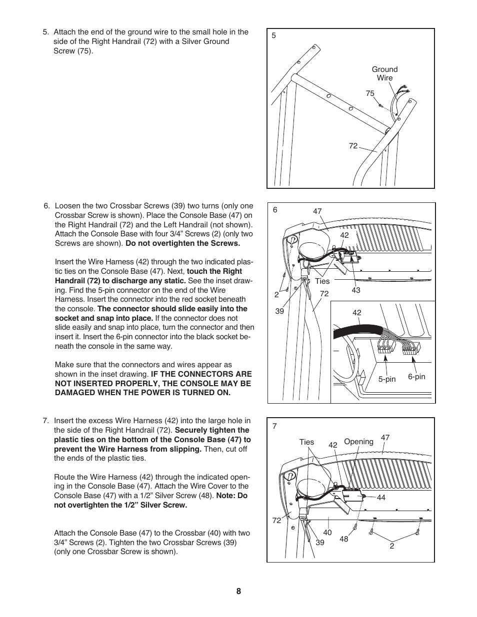 ProForm Crosswalk DTL32941 User Manual | Page 8 / 23