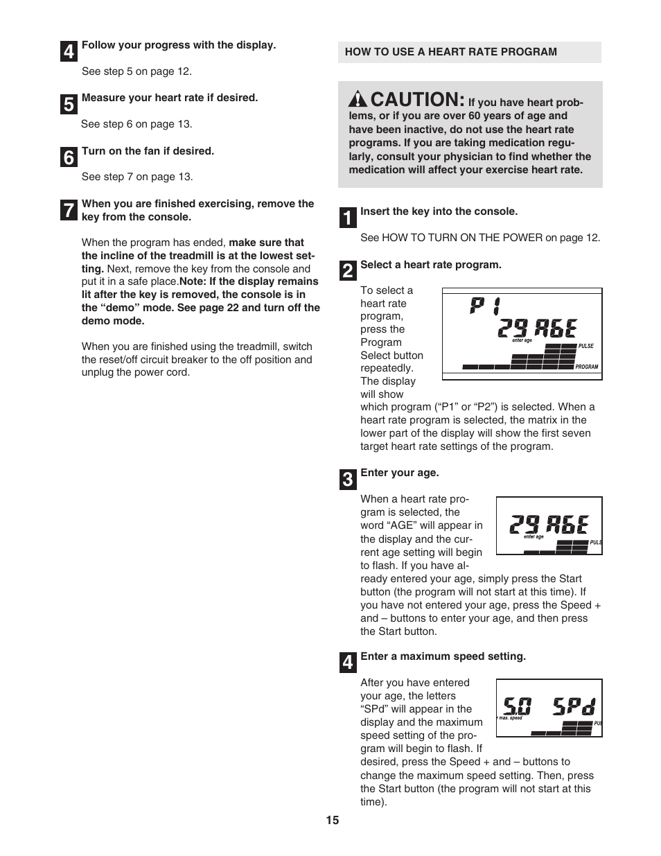 ProForm 400 GL User Manual | Page 15 / 30