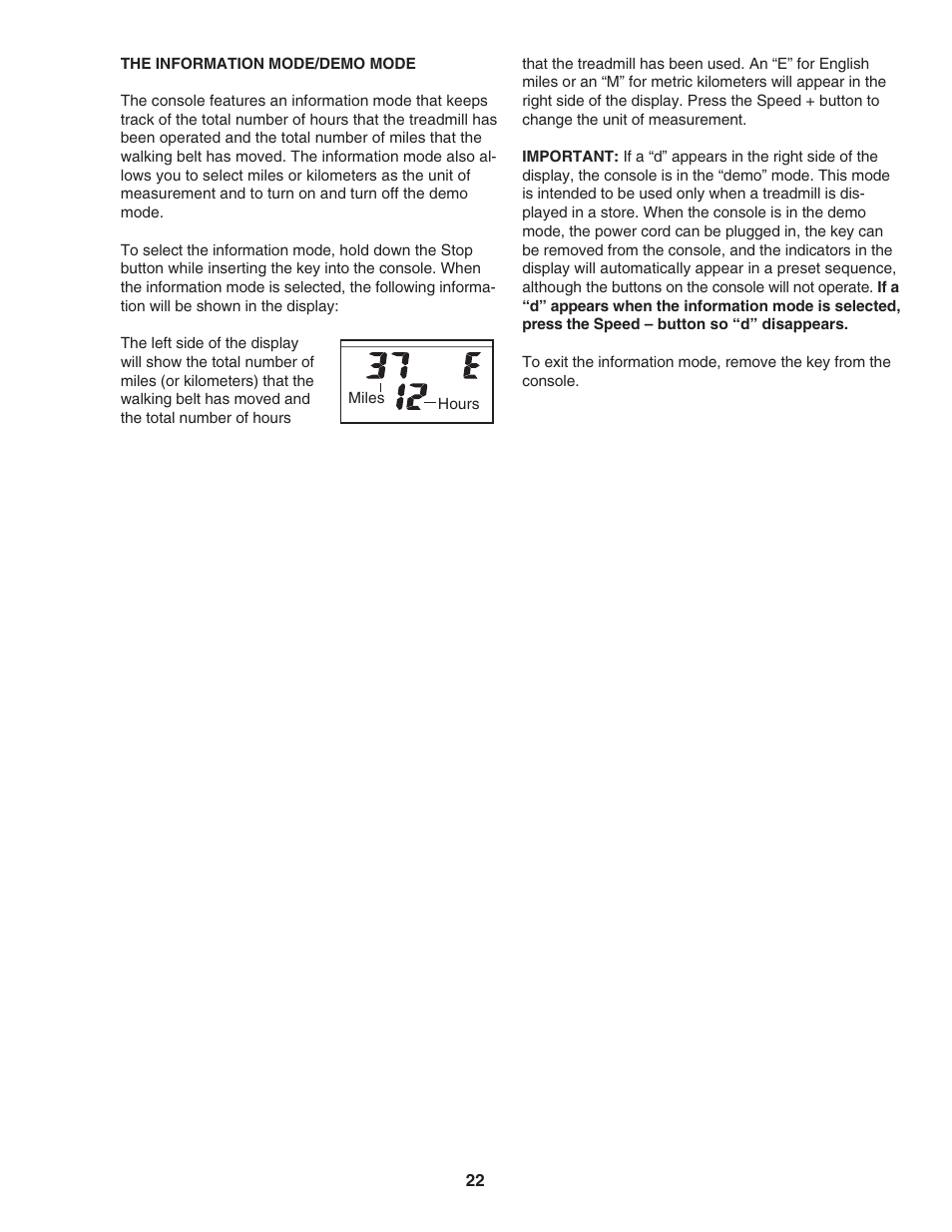 ProForm 400 GL User Manual | Page 22 / 30