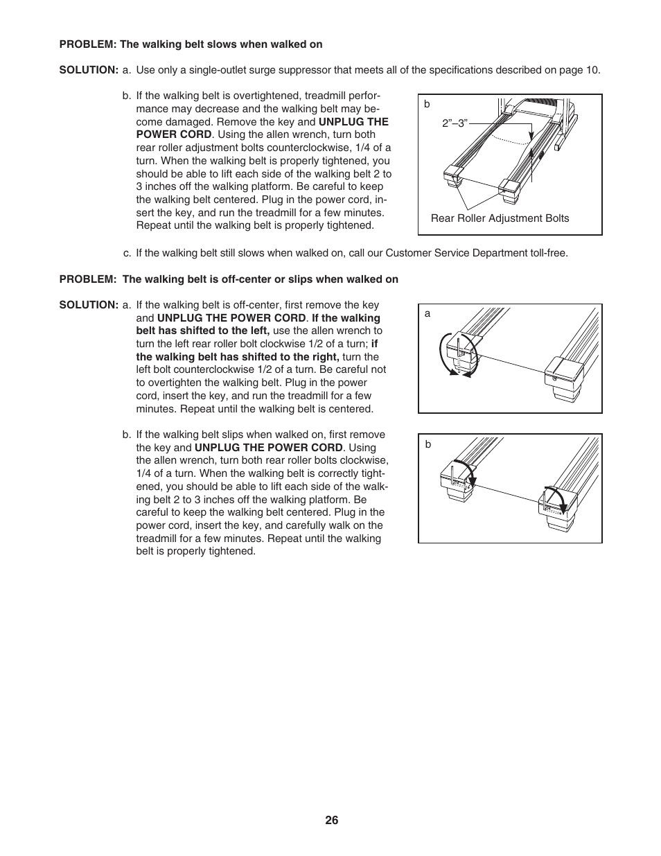 ProForm 400 GL User Manual | Page 26 / 30