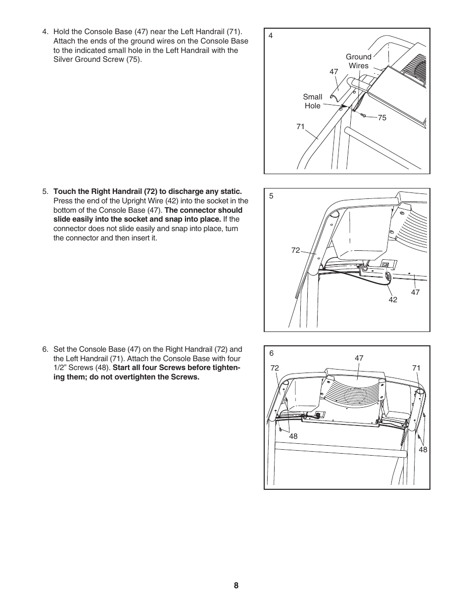 ProForm 400 GL User Manual | Page 8 / 30