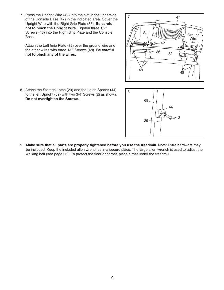 ProForm 400 GL User Manual | Page 9 / 30