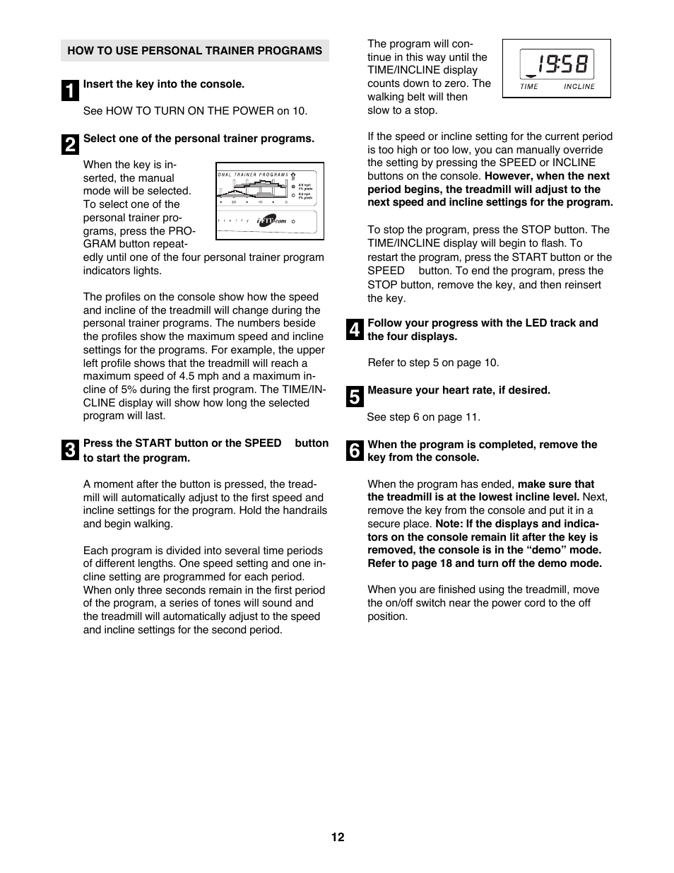 ProForm 725FP PFTL69100 User Manual | Page 12 / 26