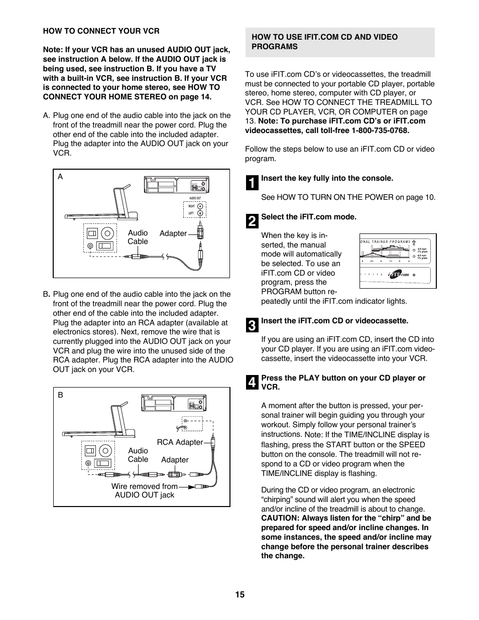 ProForm 725FP PFTL69100 User Manual | Page 15 / 26