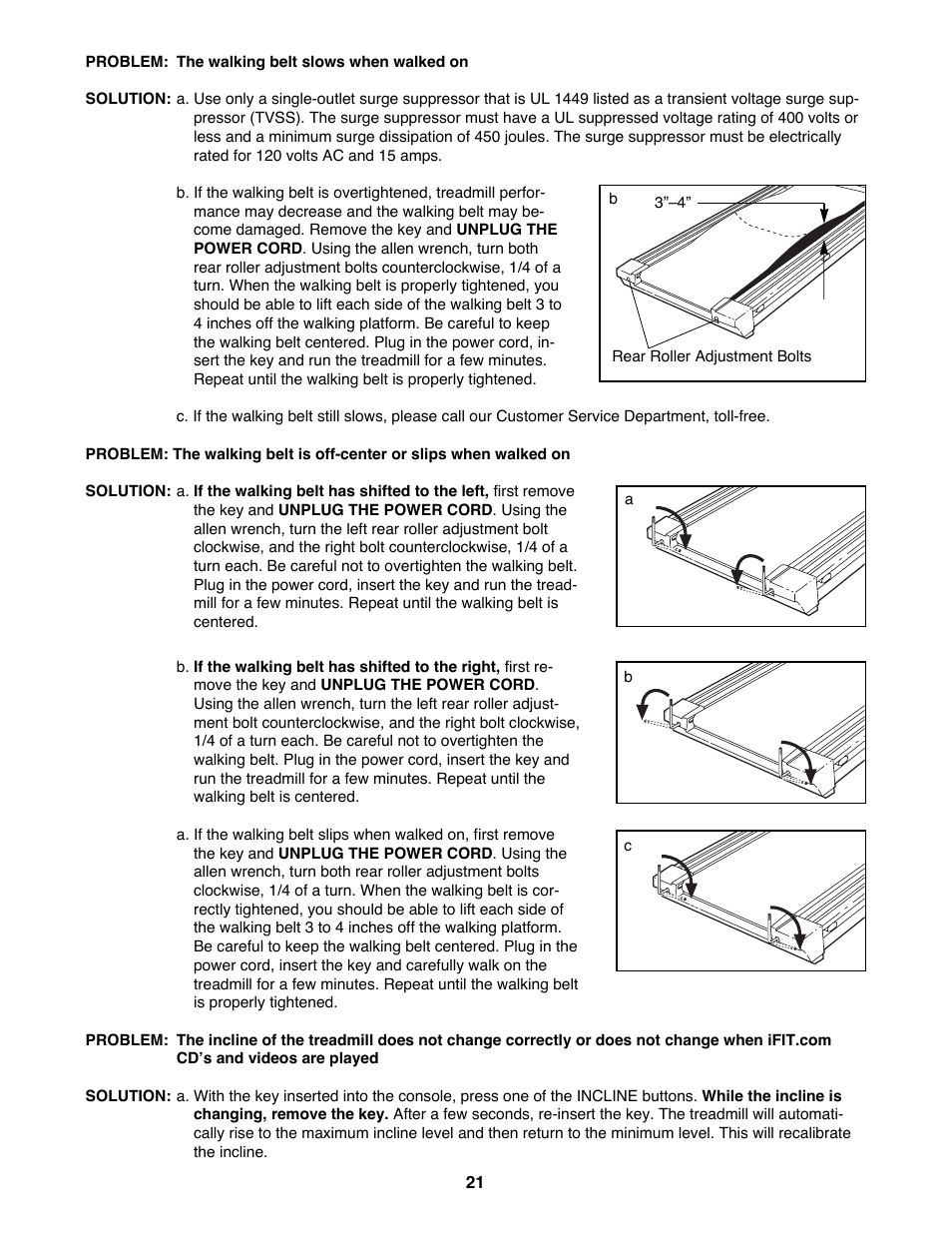 ProForm 725FP PFTL69100 User Manual | Page 21 / 26