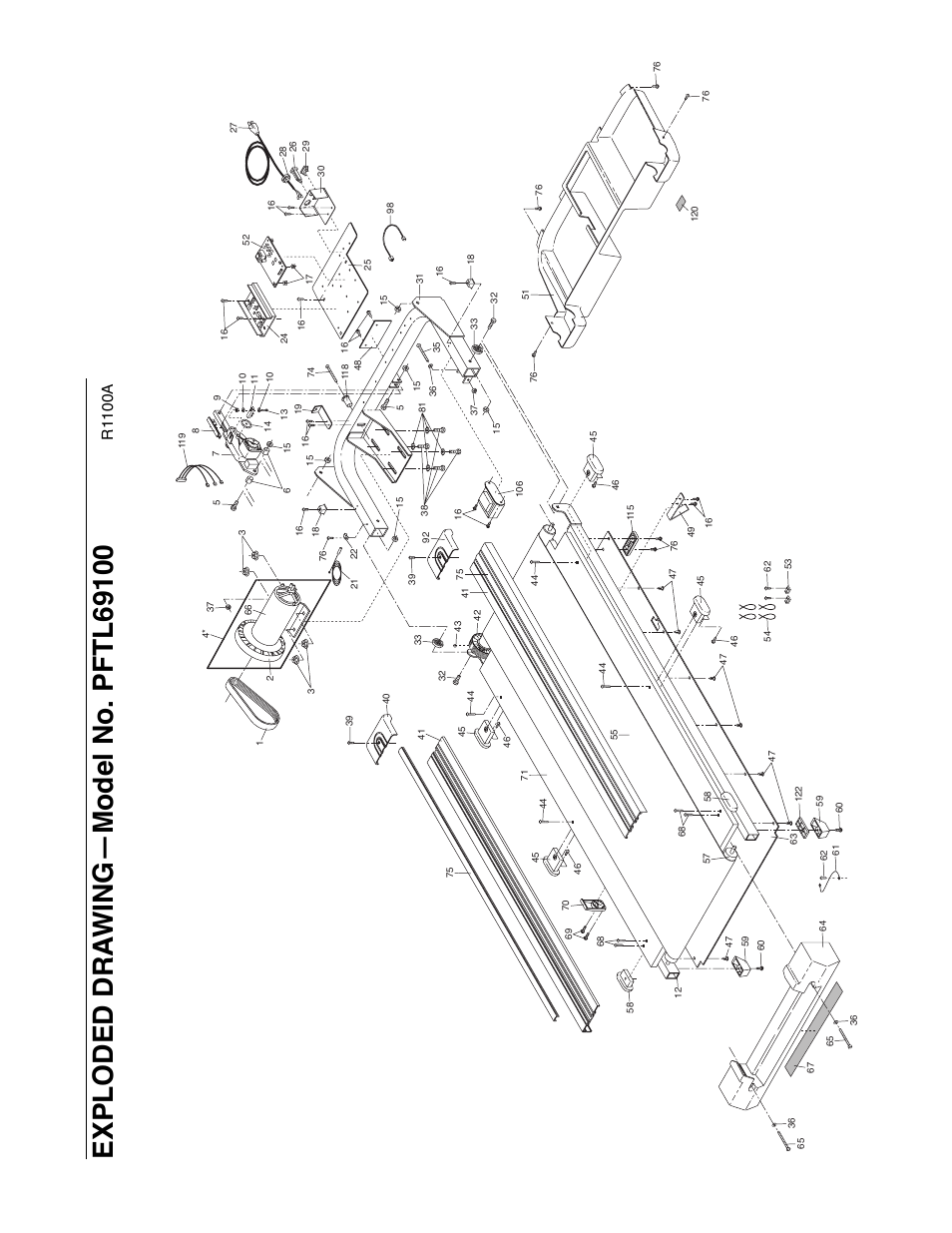 R1100a | ProForm 725FP PFTL69100 User Manual | Page 24 / 26