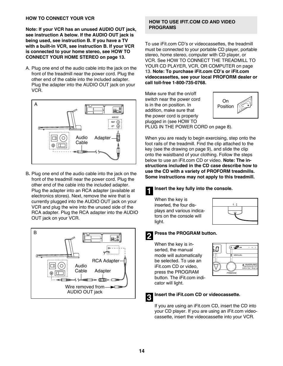 ProForm 590QS 831.299243 User Manual | Page 14 / 26