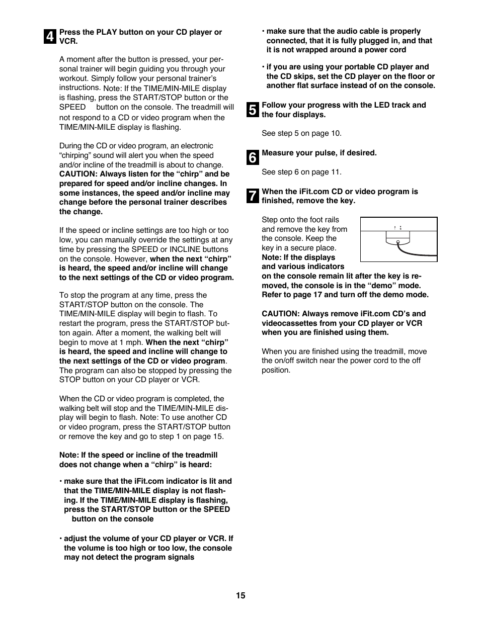 ProForm 590QS 831.299243 User Manual | Page 15 / 26