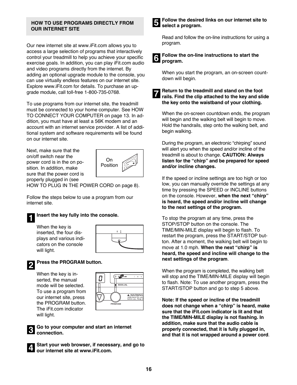 ProForm 590QS 831.299243 User Manual | Page 16 / 26