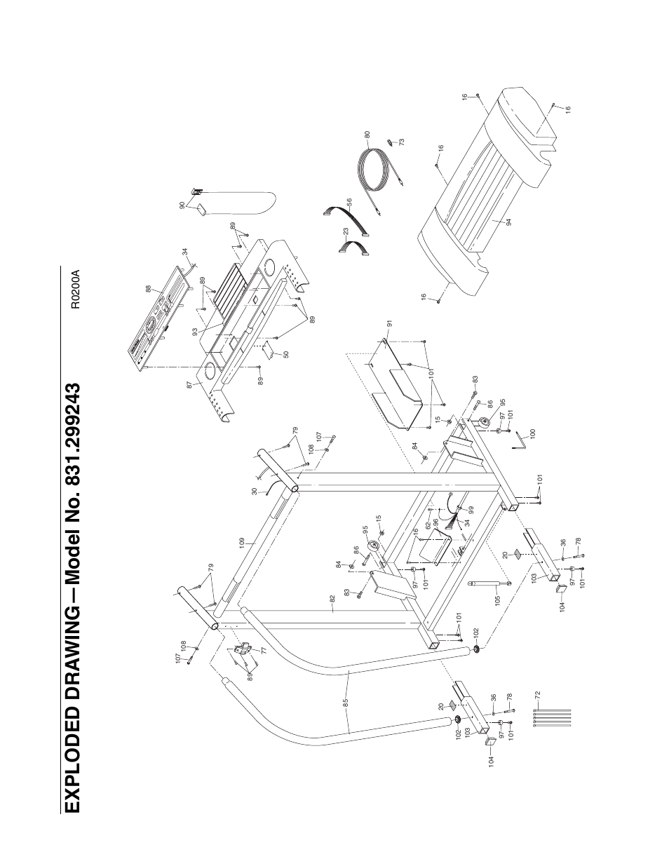 R0200a | ProForm 590QS 831.299243 User Manual | Page 25 / 26