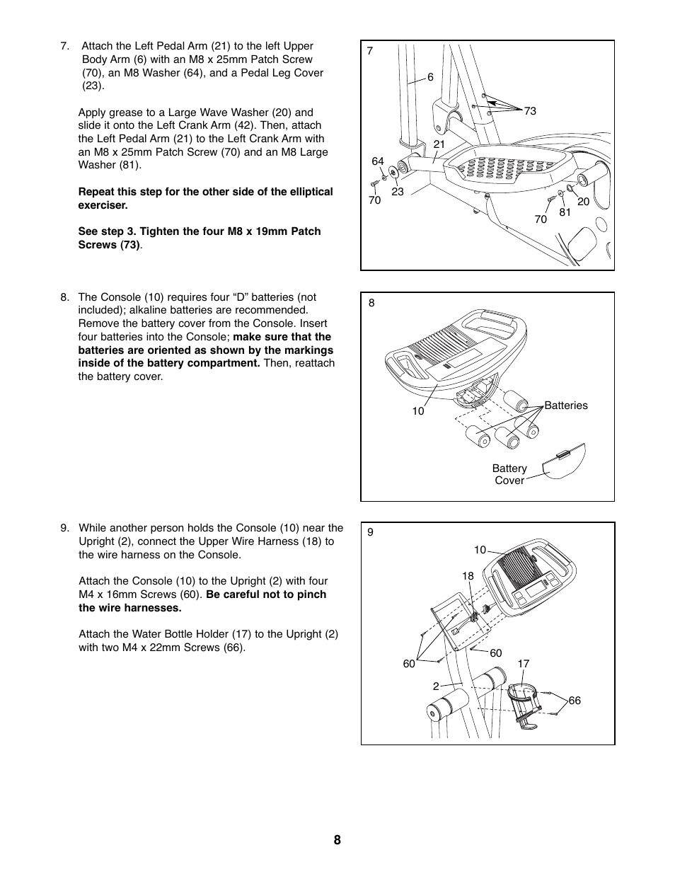 ProForm 330 PFEL3226.0 User Manual | Page 8 / 20