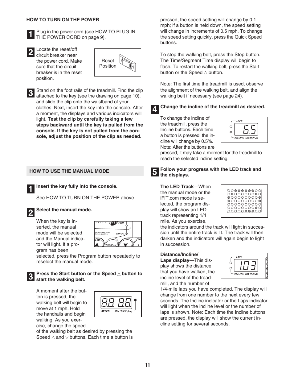 ProForm 785ss PFTL79103 User Manual | Page 11 / 30