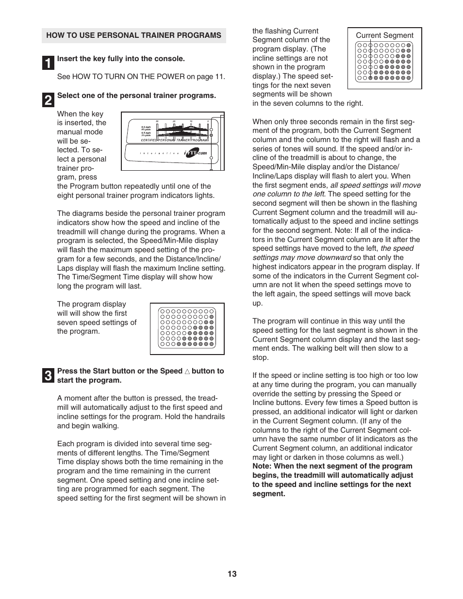 ProForm 785ss PFTL79103 User Manual | Page 13 / 30