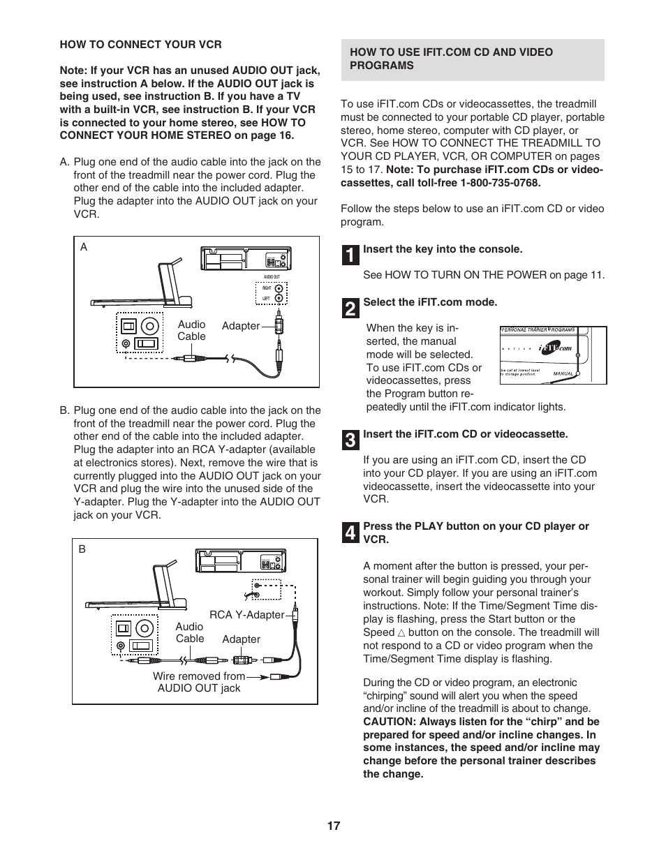 ProForm 785ss PFTL79103 User Manual | Page 17 / 30