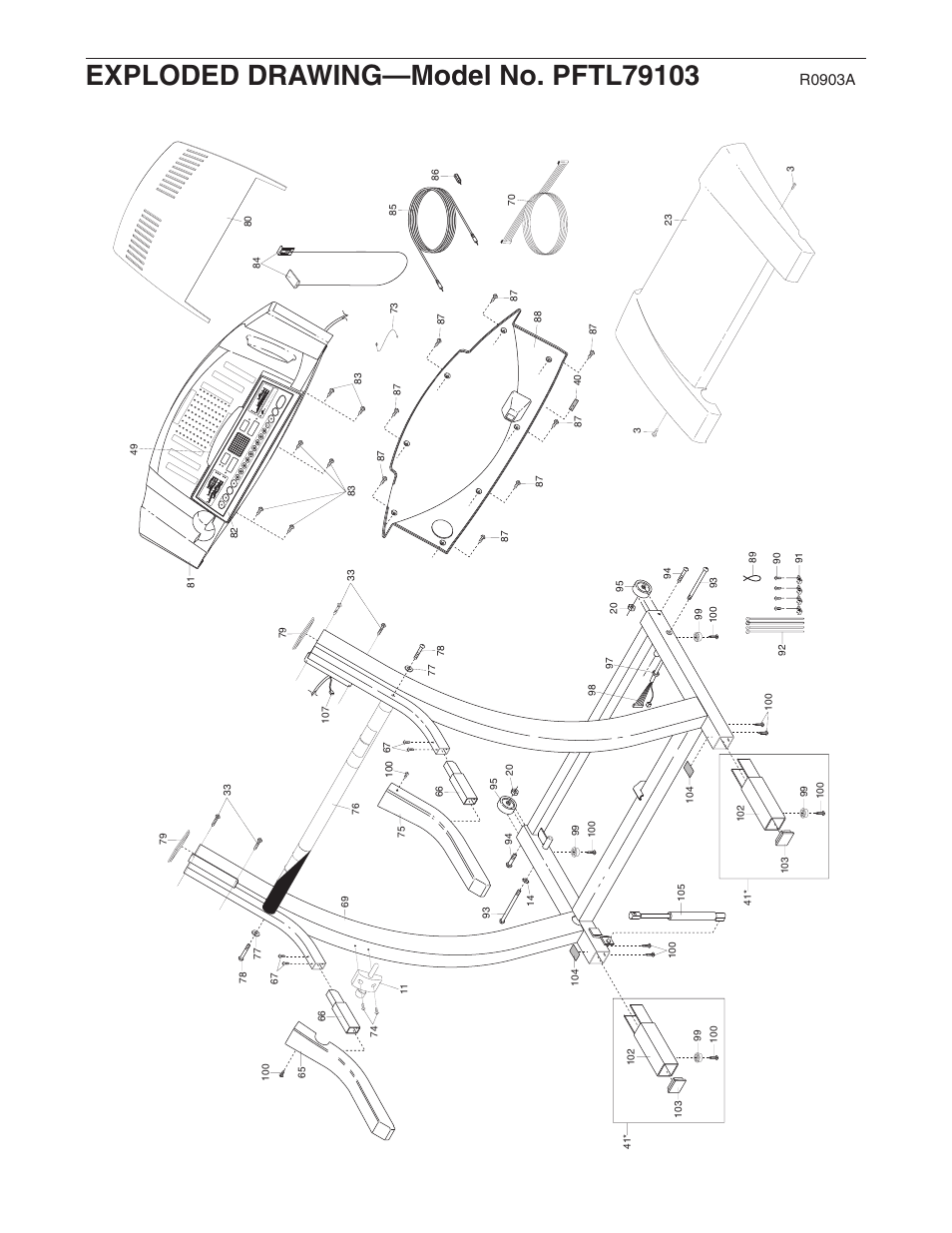 R0903a | ProForm 785ss PFTL79103 User Manual | Page 29 / 30