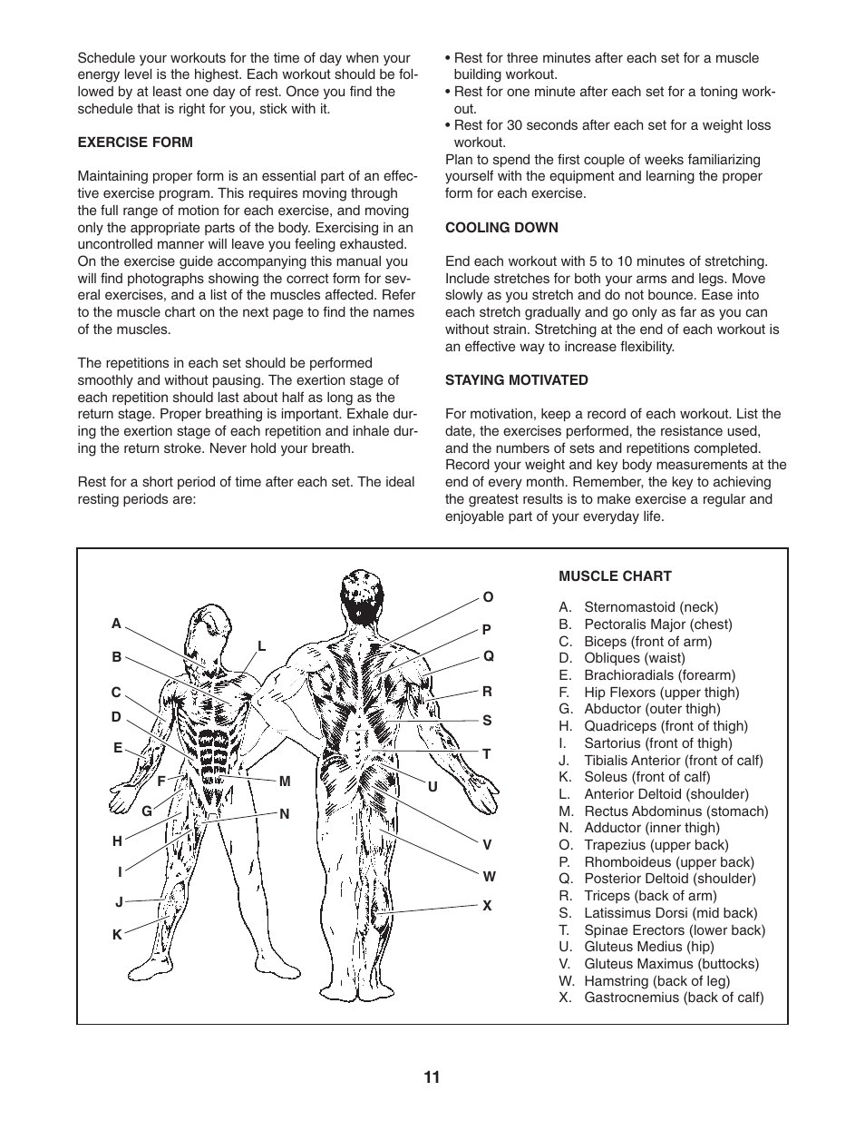ProForm PFANBE2525.0 User Manual | Page 11 / 16