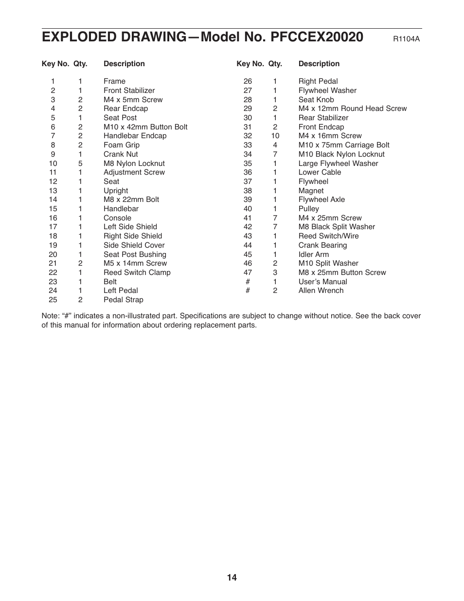 ProForm SR 20 User Manual | Page 15 / 16