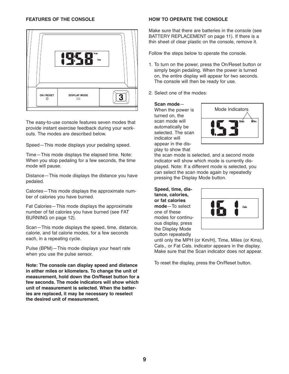 ProForm SR 20 User Manual | Page 9 / 16