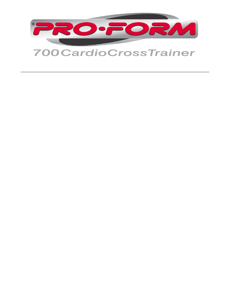 ProForm CardioCross Trainer 831.285284 User Manual | Page 2 / 24